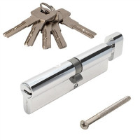 Личина Avers ZM-110(50C/60)-C-CR (хром) перфоключ с Вертушкой (материал ЦАМ)  \12 (72)