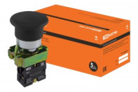 TDM BС21 кнопка управления &quot;Грибок&quot; без подсветки черн. 1з (8!) SQ0704-0042