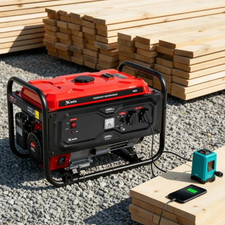 Генератор бензиновый RS-3500, 2,8 кВт, 230В, ручной стартер MTX