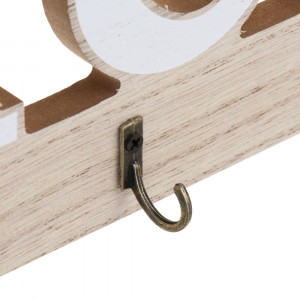 Ключница открытого типа HOME на 4 крючка, 29,5x12,5 см, МДФ