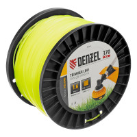 Леска для триммера квадрат 1,6мм х 370м, на DIN катушке FLEX CORD Denzel