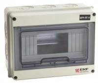 EKF бокс (корпус) пластик ЩРН-ПГ-5 (155х119х89) навесной IP65 Pb65-n-pg-5