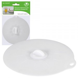 Крышка-присоска д/хранения продуктов, d=10см (кратность 6шт!!!) силикон VL80-457 Мультидом