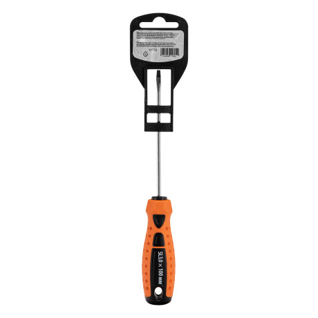 Отвертка "Point", SL3 х 100 мм, CrV, двухкомпонентная рукоятка Sparta