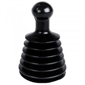 Вантуз-гармошка,высота 16см,d=11см,пластик,7017/Рыжий кот