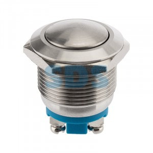 REXANT кнопка антиванд. O19  Б/Фикс (2с винт) (ON)-OFF сфера (PBS-28В, A19-A2) BL1,(10!),  06-0357-B