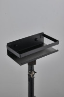 DIADONNA Полка для ванной настенная (SUS) 20x10x5.8 см, черный, D7201-20BL