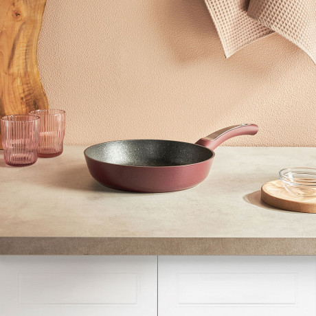 SATOSHI Ла Мери Сковорода литая d=24см, антипригарное покрытие мрамор, индукция