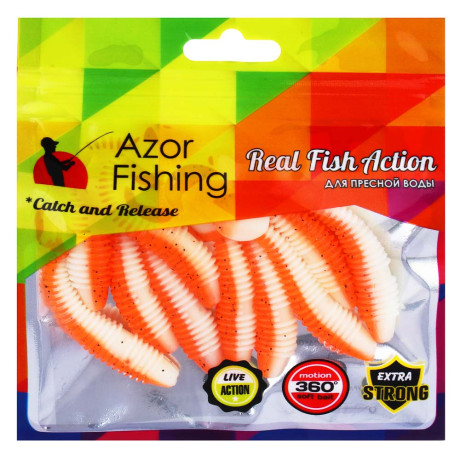 AZOR FISHING Приманка силиконовая 65мм, 10шт