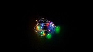 Feron Гирлянда-нить 20LED Роса разноцв., 2м, 2*АА,  IP20, прозр.0,5м. CL570 32363