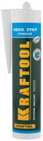 Герметик KRAFTOOL KRAFTFLEX GX107 &quot;AQUA STOP&quot; силиконовый стекольный, прозрачный, 300мл