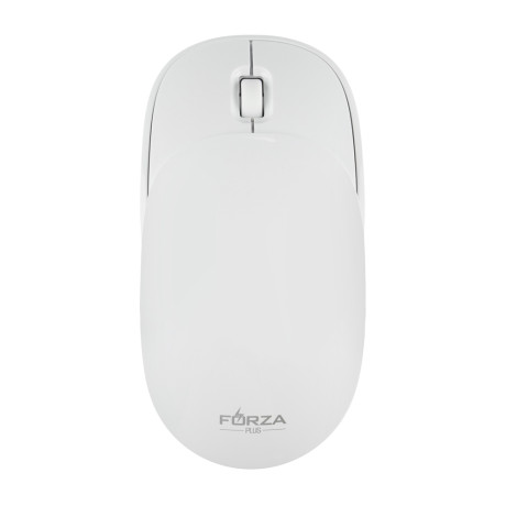FORZA Компьютерная мышь беспроводная, 1000/1400/1800 DPI, 2.4GHz, 1xAAA, слайдер, белая