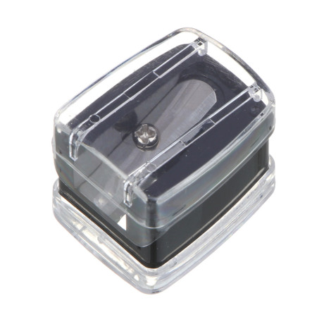 ЮНИLOOK Точилка для косметических карандашей 3,2х2,3х2 см, PS, черный, ВЗ24-22