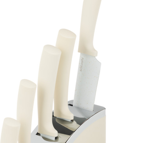 SATOSHI Плуа Набор ножей кухонных 6пр, на подставке