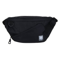 ЮL Инновикс Сумка-бананка из водооталкивающей ткани, 3 отделения, ПЭ, 33х17см, черный, МП-3