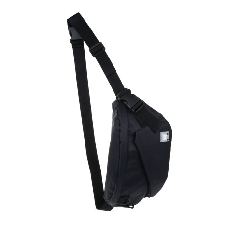 ЮL Инновикс Сумка-бананка из водооталкивающей ткани, 3 отделения, ПЭ, 33х17см, черный, МП-3