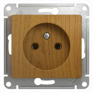 Systeme Electric GLOSSA мех. роз. СУ 1 мест. темный дуб (пл.осн.) GSL000541 (5!)