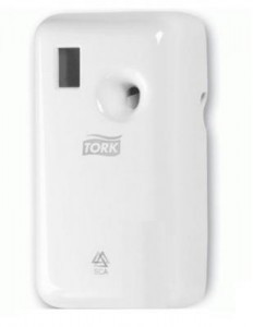 Диспенсер для аэрозольного освежителя воздуха TORK бел,электрон, 256050,562000 (картр.600299,600298)