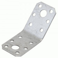 Уголок Кунгур крепежный 135*50*50*35*2.0  цинк (ГОЦ) (100,10)