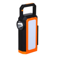 Фонарь-светильник тм ЕРМАК, 1 LED+42 SMD LED, 6 режимов, солнечная батарея, 1800мАч, 90х200х50 мм