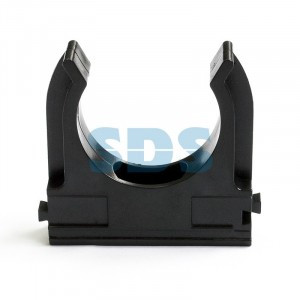 REXANT Крепеж-клипса для труб d 32 мм, черный (100 шт./уп.) 28-0132-3