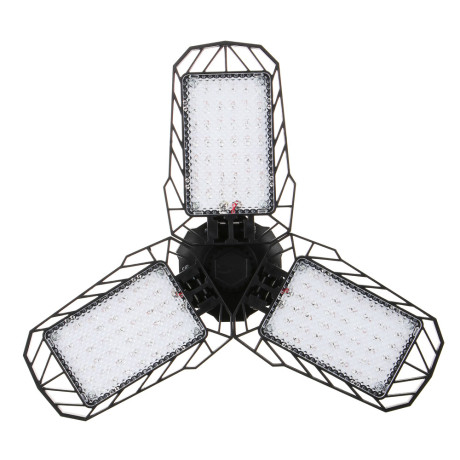 INBLOOM Лампа для растений трехлепестковая, 25.8x12.5см, 126LED (R90+B36), Е27, 35Вт, ABS