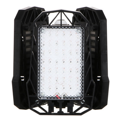 INBLOOM Лампа для растений трехлепестковая, 25.8x12.5см, 126LED (R90+B36), Е27, 35Вт, ABS