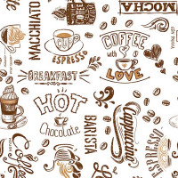 Клеенка 140*20 ДЕКОРАМА 31А (кофе корич.) ТУРЦИЯ