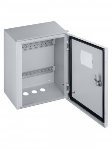 TDM щит (корпус) металл. ЩУ-МП (370х325х180) с окном IP54 Народный эконом SQ0905-3103