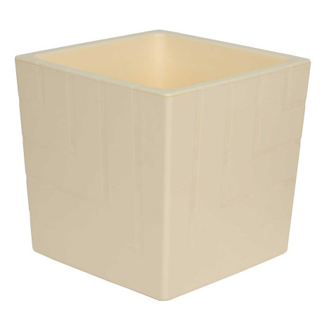 Горшок "Квадро" 1,2л Ваниль КВ12-31 Ливингрин (16)