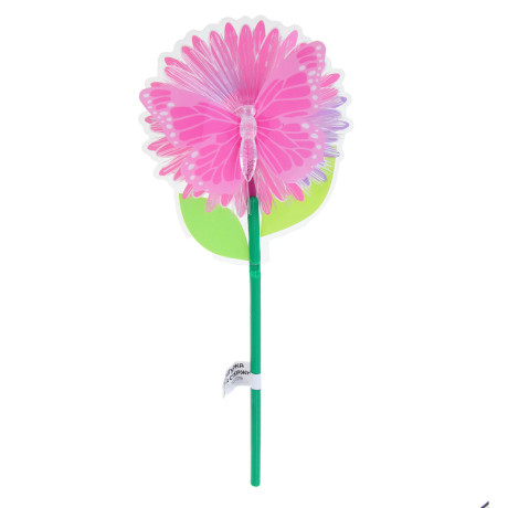 INBLOOM Фигурка на стержне Бабочка, 1LED, 1 реж., 11х28х3см, PS, PMMA, PVC, PP, 3xLR44