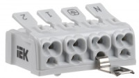 Клемма пружинная соединительная КСПнз4-2L+N+PE IEK