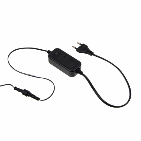 INBLOOM Гирлянда 6.2м, 10 ламп, RGBW, многореж., ПВХ черный, 220В