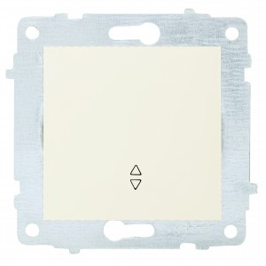 OVIVO мех. выкл. СУ 1 кл. 10А (проходной) крем (ко всем рамкам) 600-000202-209