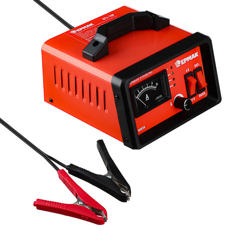 ЕРМАК Зарядное устройство автоматическое АТЗ-10Р, 0-10A, 6В/12В,металл корпус, регул. тока