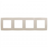 ЭРА 12 рамка СУ 4 мест. сл. кость, 12-5004-02 2329