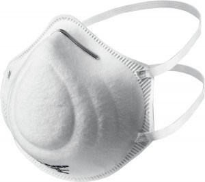 Полумаска фильтрующая ЗУБР "МАСТЕР" коническая, многомлойная, класс защиты FFP2 zu11169-2