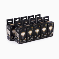 Gauss Filament лампа Шар G45 E14 11W(720lm) 2700K 2K филамент (нитевидная) прозр 105801111