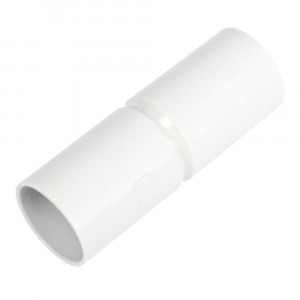 Промрукав патрубок-муфта d20 белая (70шт/840шт уп/кор) цена за 1шт PR.01720б