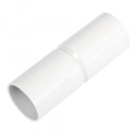 Промрукав патрубок-муфта d20 белая (70шт/840шт уп/кор) цена за 1шт PR.01720б