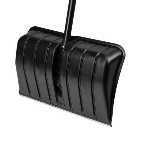 Лопата для уборки снега, полипропилен, 535х375х1400, стальной черенок, BASE Palisad