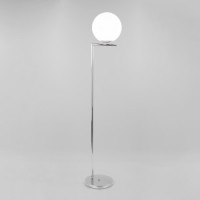 EUROSVET Торшер E27 1x60W 300x1650 металл серебряный/белый/хром/белый Frost 01083/1 a050097