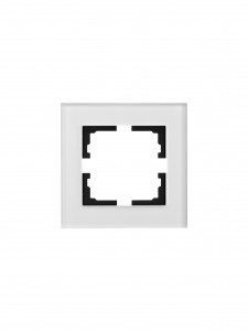 Lezard VESNA рамка акрил СУ 1 мест., гориз., серая матовая 742-M7180-146