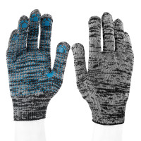 Перчатки х/б, меланж, ПВХ покрытие, &quot;Точка&quot;, 10 класс