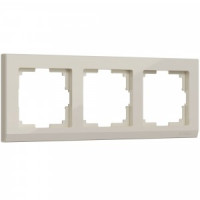 Werkel рамка СУ 3 мест. Stark (слоновая кость) W0031803 a050910