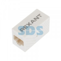 REXANT Проходной адаптер, RJ-45(8p8c), UTP неэкранированный, cat 6, (гнездо-гнездо),  03-0108