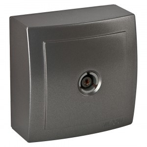 Nilson THEMIS роз. TV ОУ 1 мест. антрацит (RG6, проходн.) 26161032