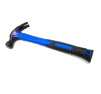 Молоток-гвоздодёр с обрезиненной ручкой 500 гр