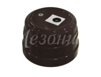 МЕЗОНИНЪ РЕТРО УСАДЬБА роз. TV/SAT ОУ 1 мест. оконечная, КОРИЧНЕВЫЙ АВS-пластик IP20 GE30321-04