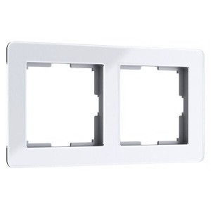 Werkel рамка СУ 2 мест. Acrylic (белый) W0022701 a059314